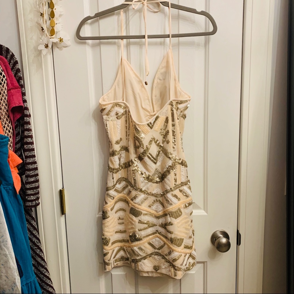 Free People Harper Sequin Shift Dress - Picture 4 of 7